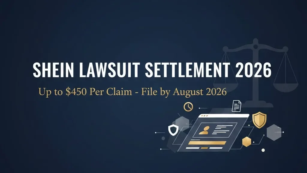 Shein's 2026 settlement pays eligible customers $45 to $450. Learn who qualifies, how to file claims, payment dates, and what you need to get your money.
